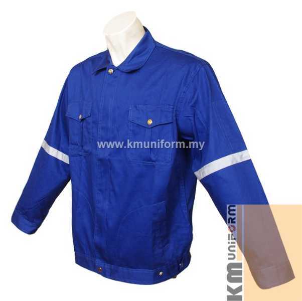 KM Work Jacket C T 61203 Royal (1)