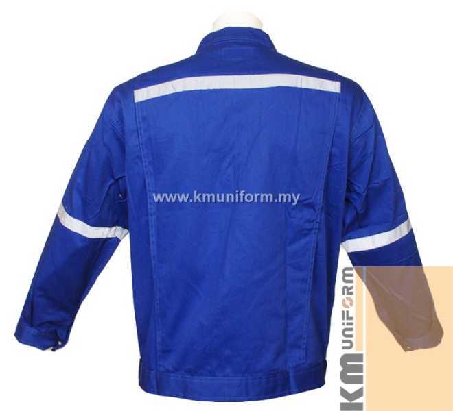 KM Work Jacket C T 61203 Royal (2)
