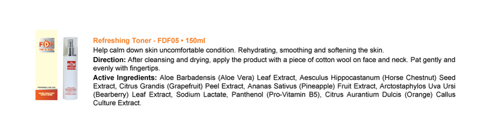 Refreshing Toner