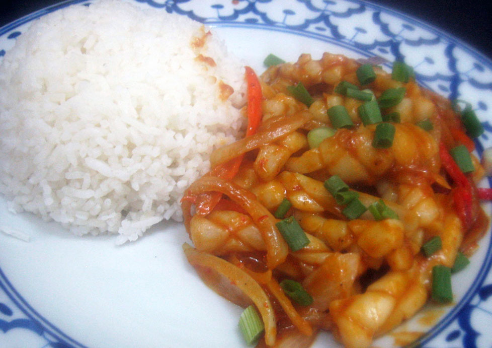 Asam Sotong Rice