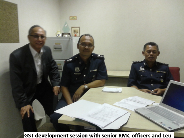 RMC officers with Mr KY Leu