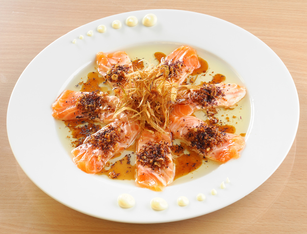salmon cappucino