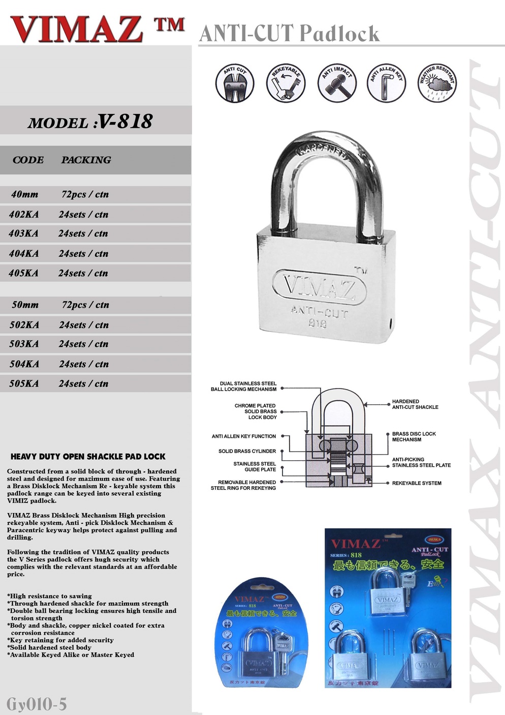 Vimaz Padlock 3