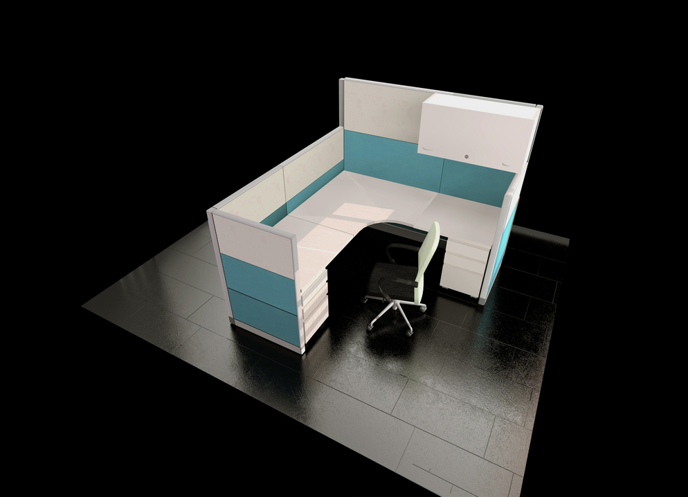 1 seater workstation