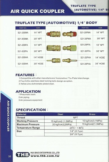 TruflateType (automotive 1/4" Body