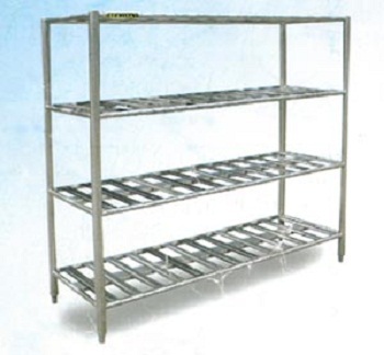 4 TIER RACK SLATTED