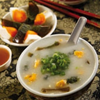 Thousand Year Egg   Pork Congee