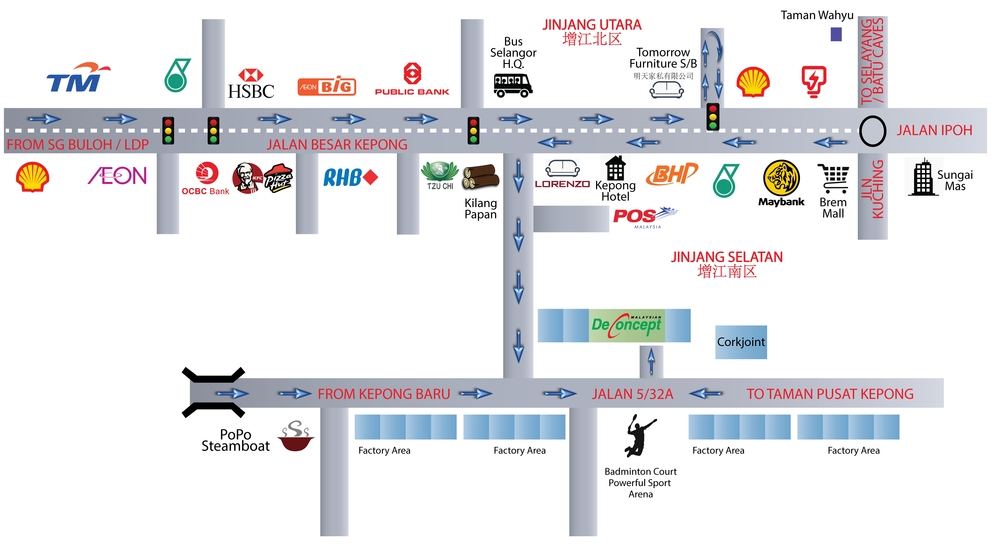 DMC New Location Map 1