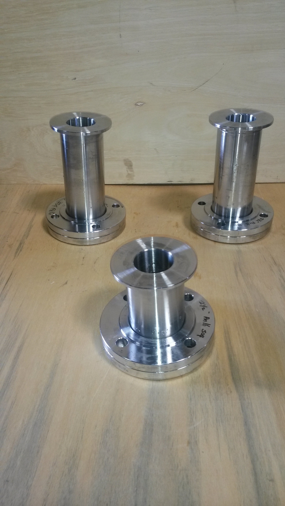 Spool piece (Size: Dia. 3" x 6" (H) & Dia. 3" x 9 1/2" (H)) (President Engineering Sdn. Bhd.)