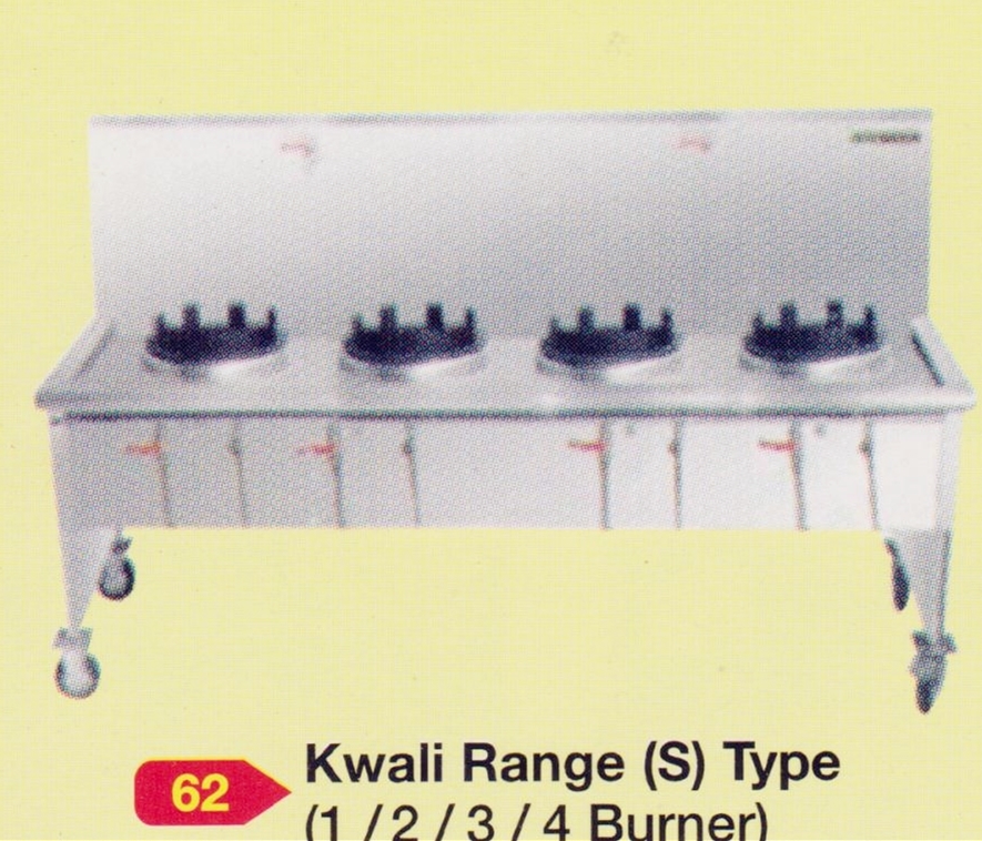 4 BURNER KWALI RANGE (S) TYPE