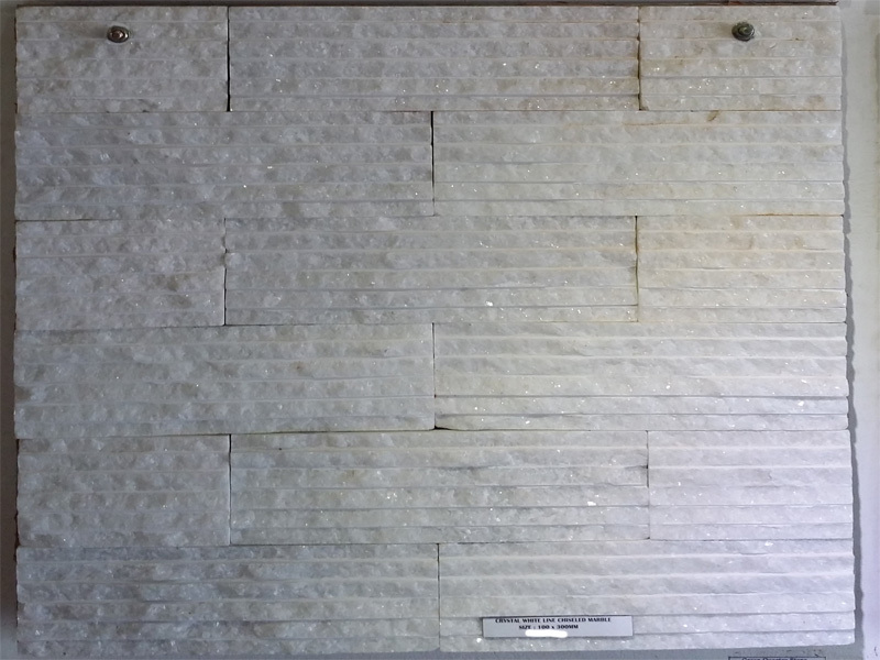 Crystal White Line Chiselled 