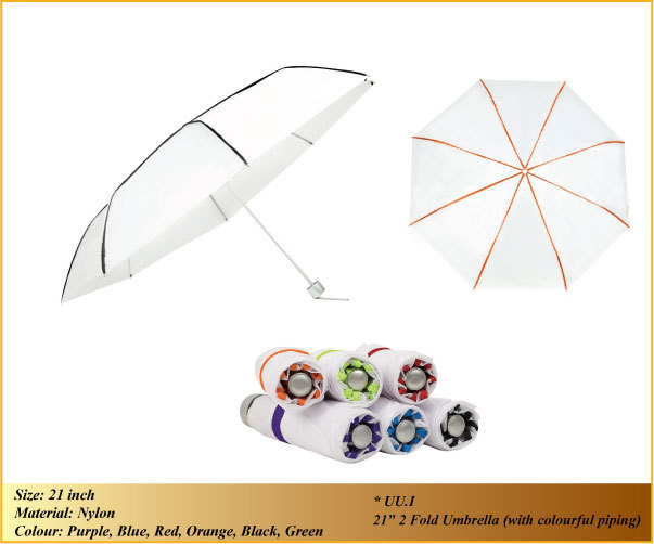 21" 2 Fold Umbrella