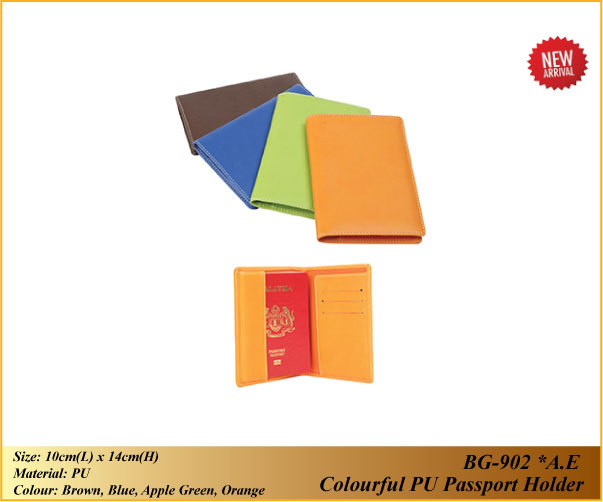 Colourful PU Passport Holde