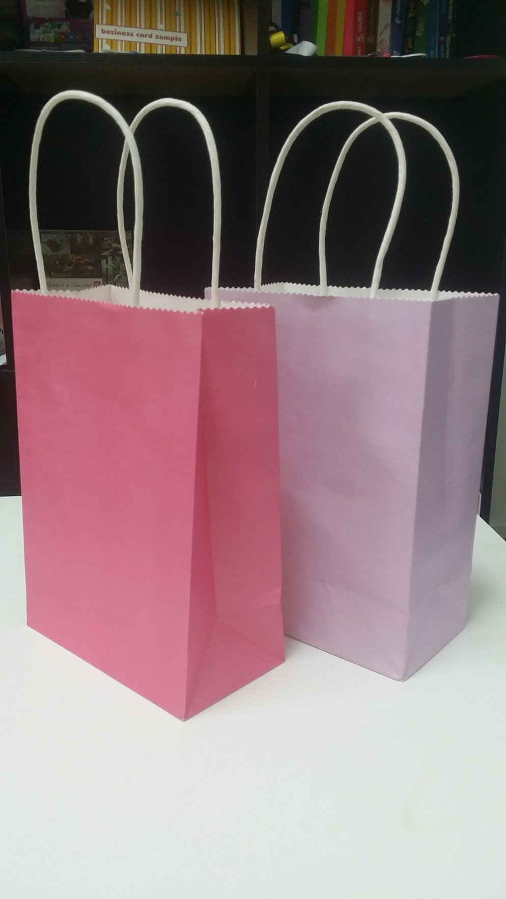 Colour Paper Bag - MOQ 300pcs