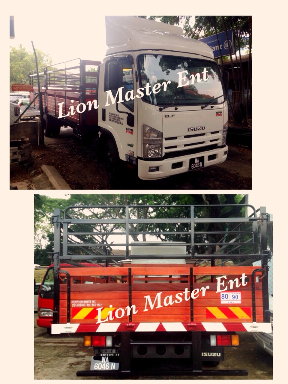 ISUZU NPR71UKH BRAND NEW, 20'6" FT RESAK WOODEN CARGO c/w STEEL RAILING (MN VISION)