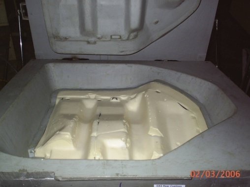 Polyurethane foam seat padding                     