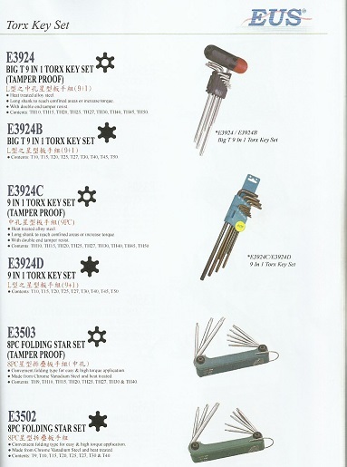 Torx Key Set