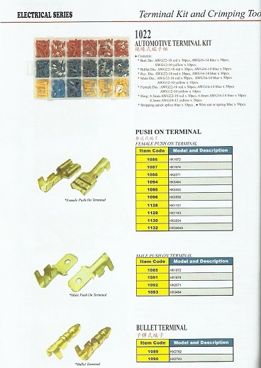 Terminal Kit and Crimping Tool