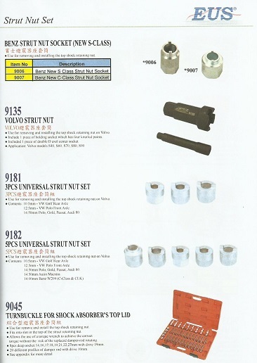 Strut Nut Set