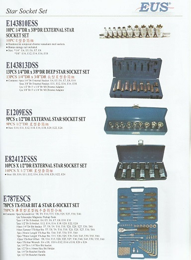 Star Socket Set