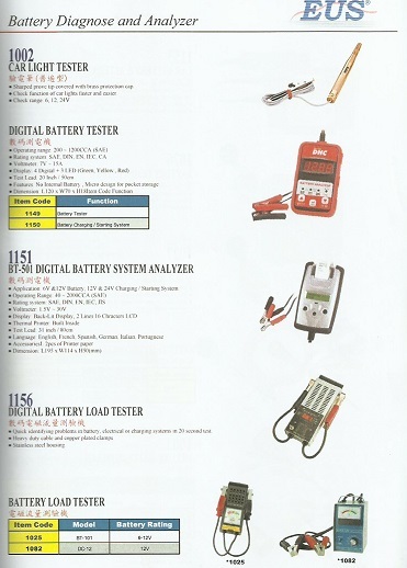 Battery Diagnose and Analyzer
