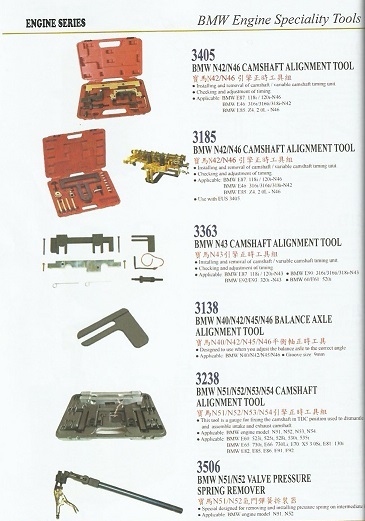 BMW Engine Speciality Tools