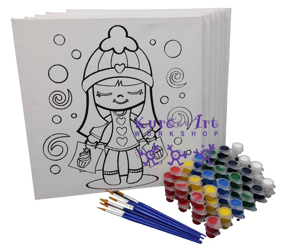 Canvas Art party set-2 ( 12in x12in)