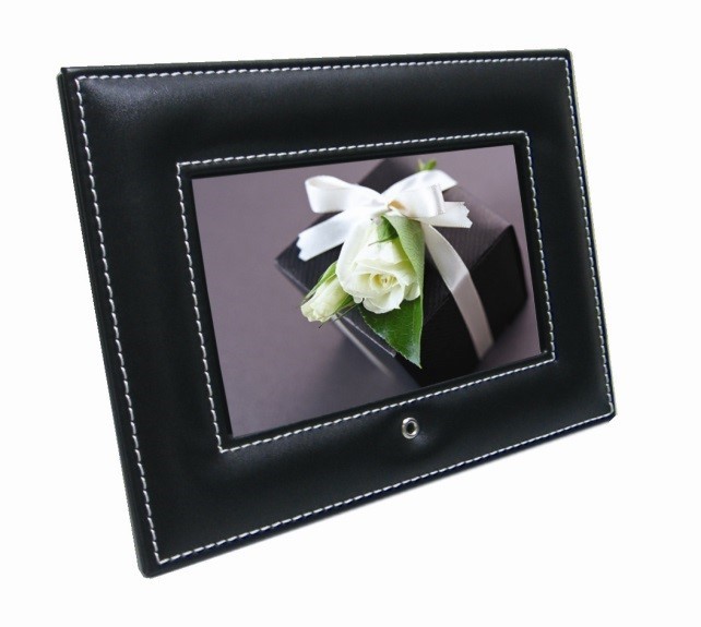 ELC1406 Leather Digital Photo Frame