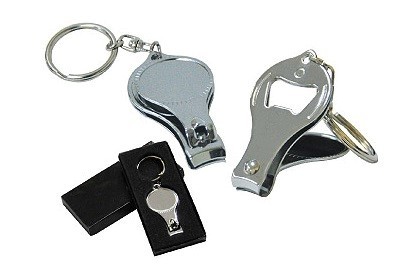 KEY1402 Key Holder with Nail Clipper   Bottle Opener
