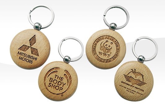 KEY1410 Round Wood Key Holder