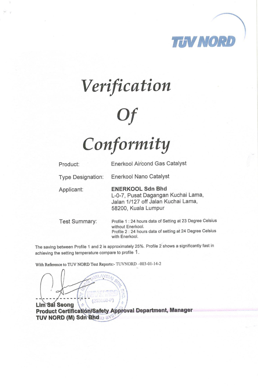 Certificated