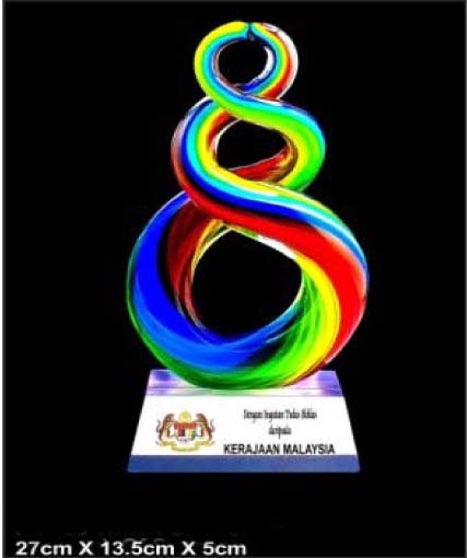 AWI1405 Colour Crystal Award