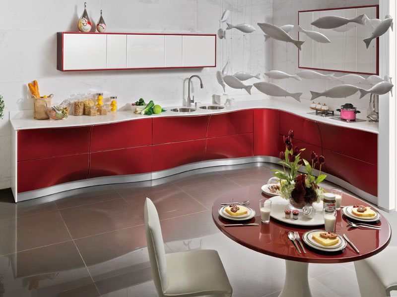 Oppein Kitchen Cabinet  OP12 L067