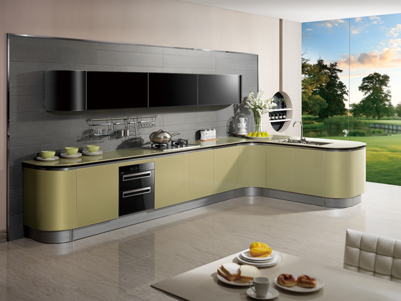 Oppein Kitchen Cabinet OP13 076 L