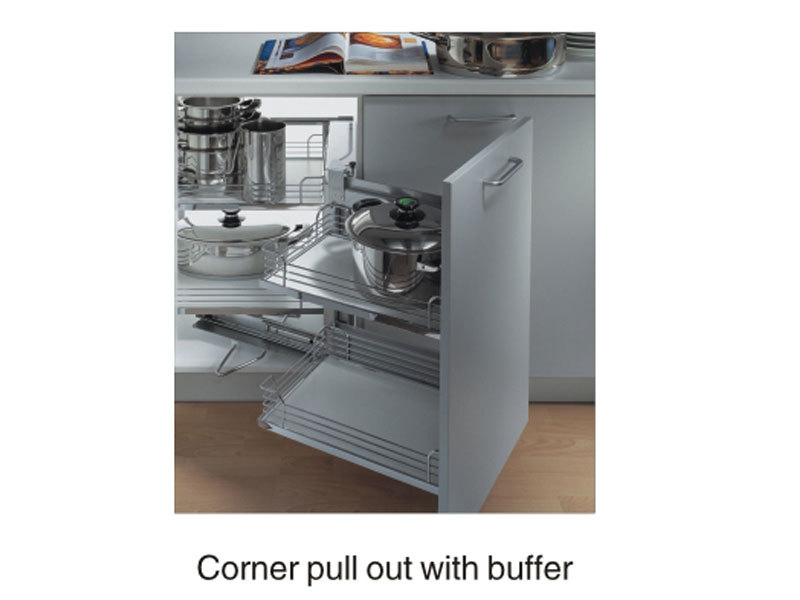 Pullout Basket Corner pull out with buffer