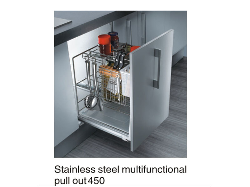 Stainless steel multifunctional pull out 450