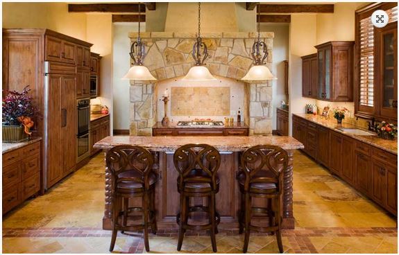 Malibu Kitchen in Rustic Knotty Alder