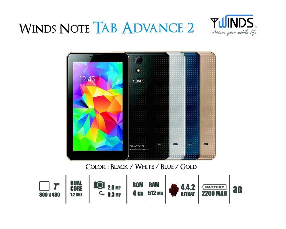 WINDS TAB ADVANCE 2