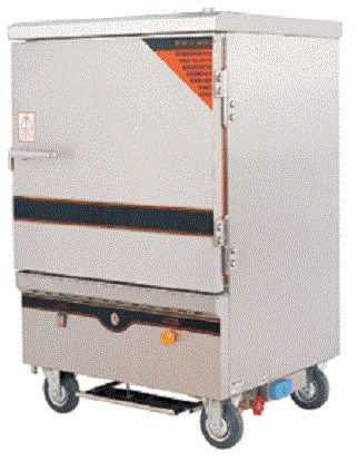 Gas Heating & Steame Heating Rice Steamer Cart GRS6