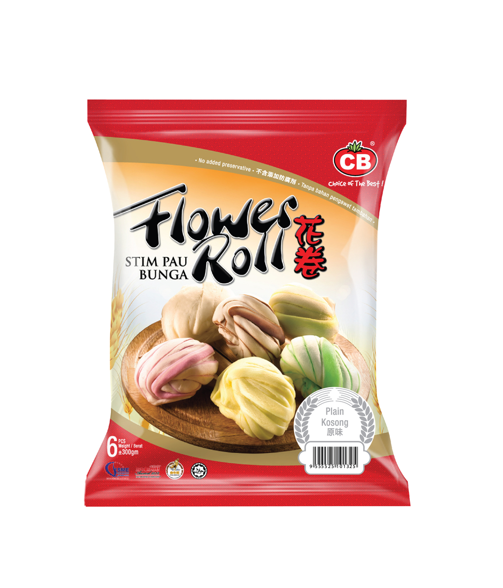 Flower Roll (Plain) 300g - 6pcs