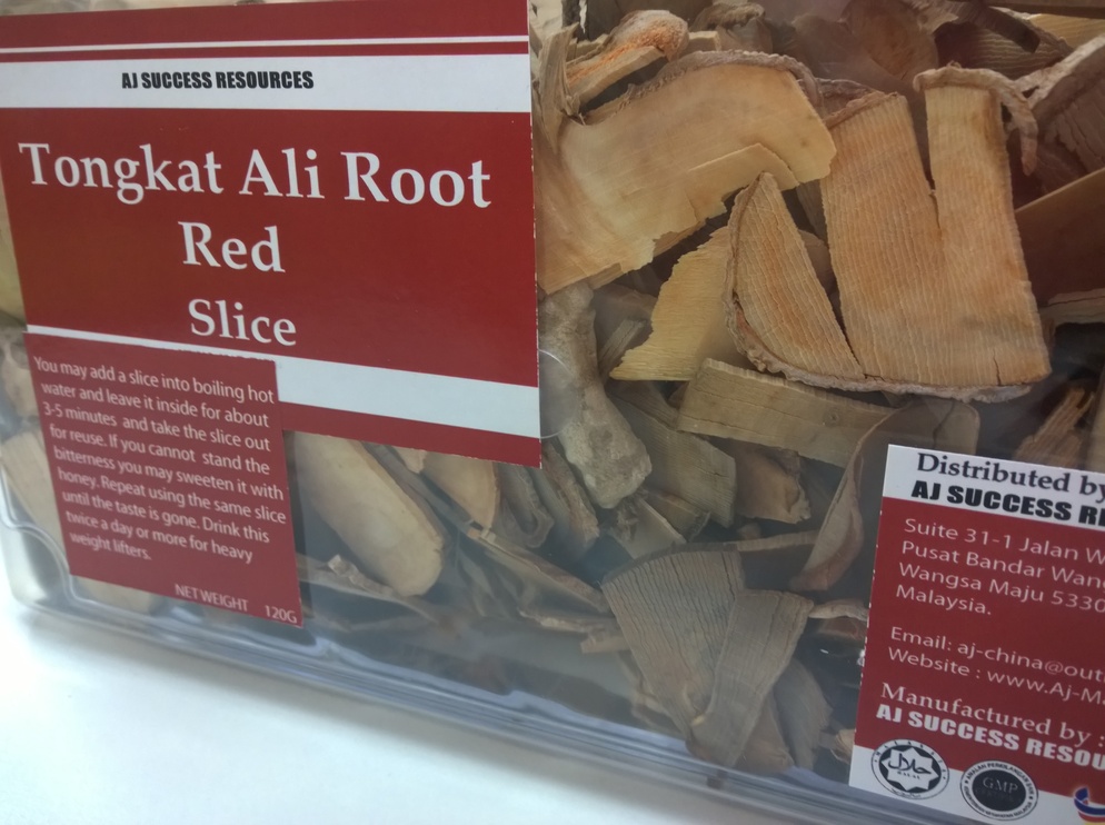 tongkat ali sliced