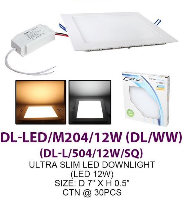 DL LED M204 12W DL WW