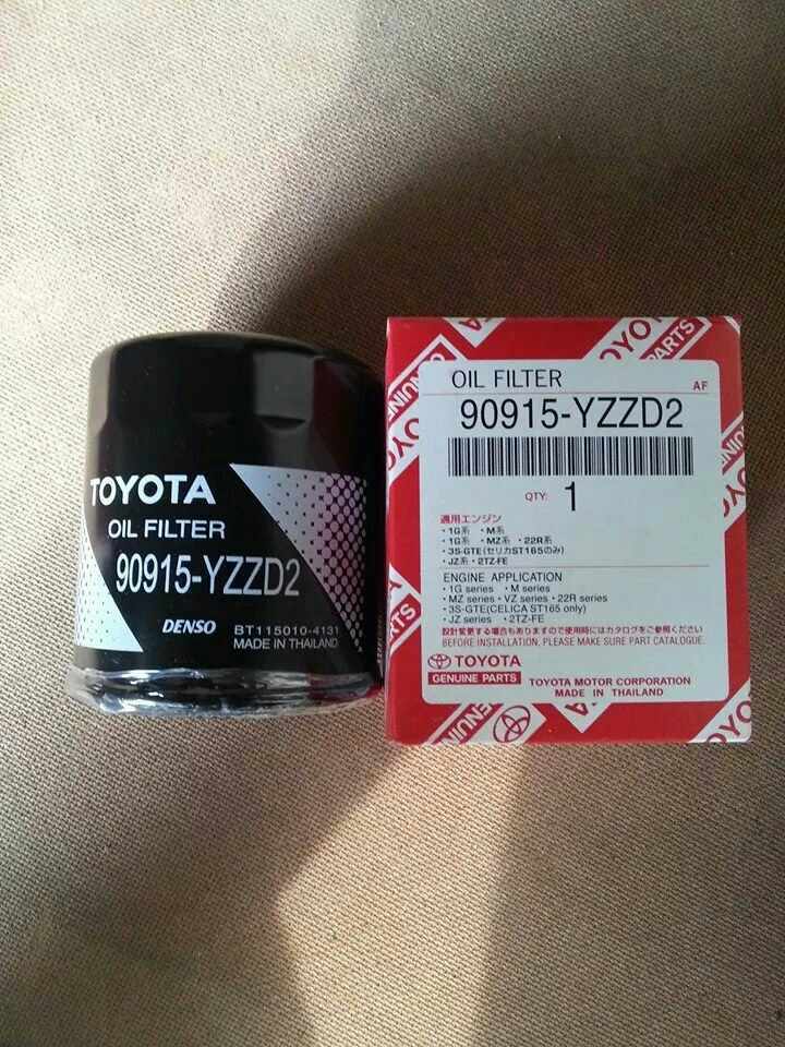 Toyota Oil Filters 90915 YZZD2