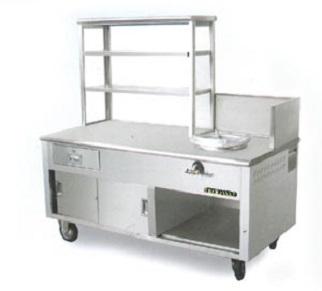 Stainless Steel Mee Goreng Stall without Fan