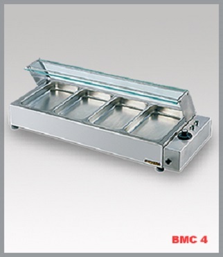 Stainless Steel Mini Bain Marie Counter with Food Tray or Foodpan without Cover