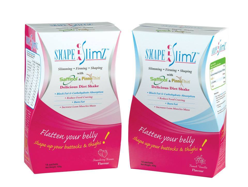 SHAPE CLA SlimZ Vanilla   Strawberry Flavours