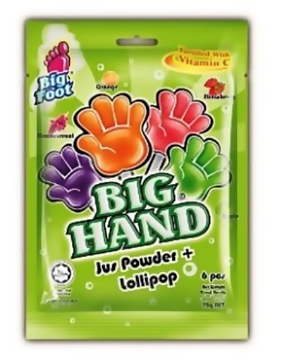 Big Hand Jus Powder   Lollipop