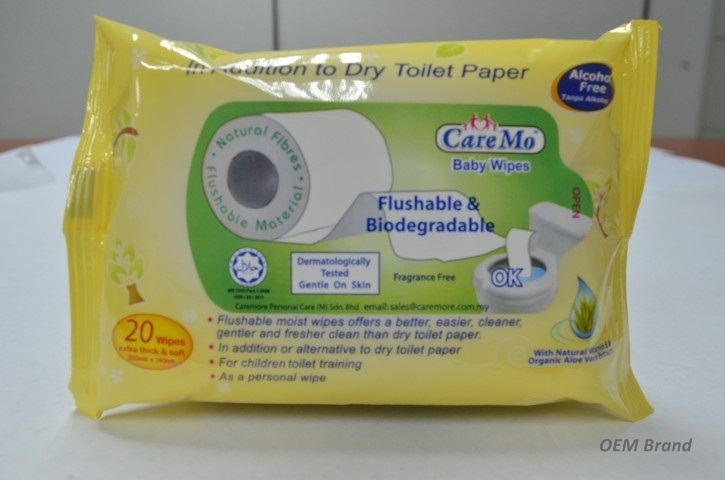 Flushable Wet Wipes