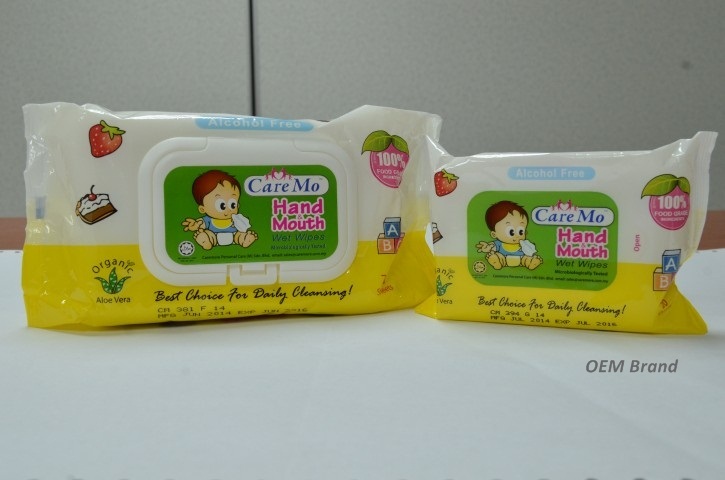 Hand & Mouth Wet Wipes (3)