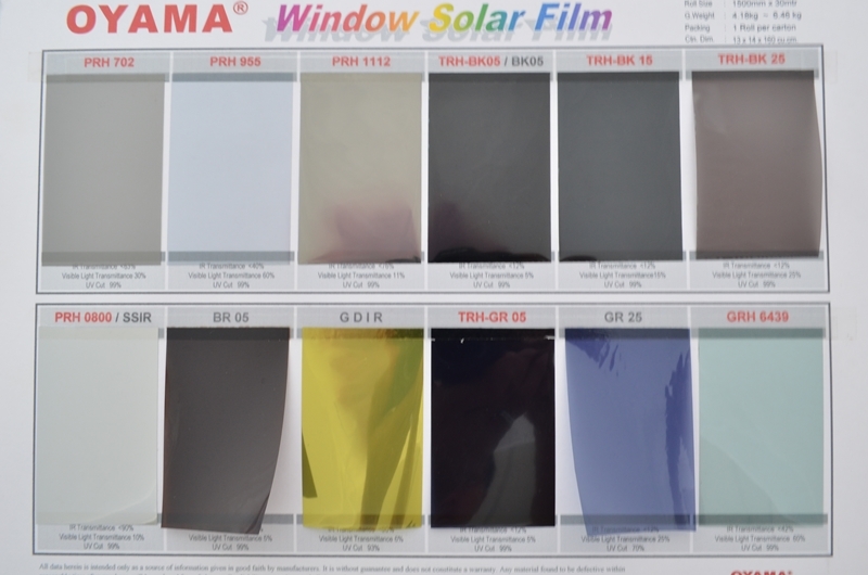 Oyama Window Solar Film